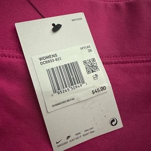 Brand new Pink Nike leggings 3XL